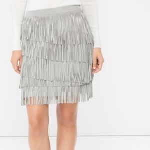 White House Black Market Suede Skirt